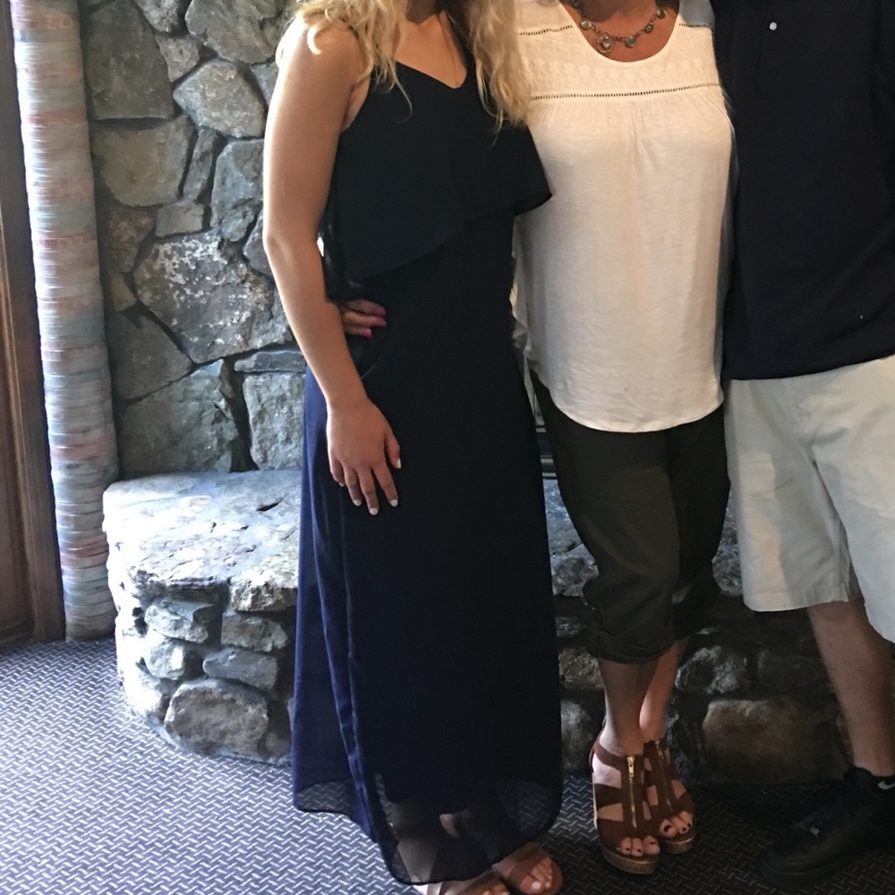 NAVY BLUE MAXI DRESS